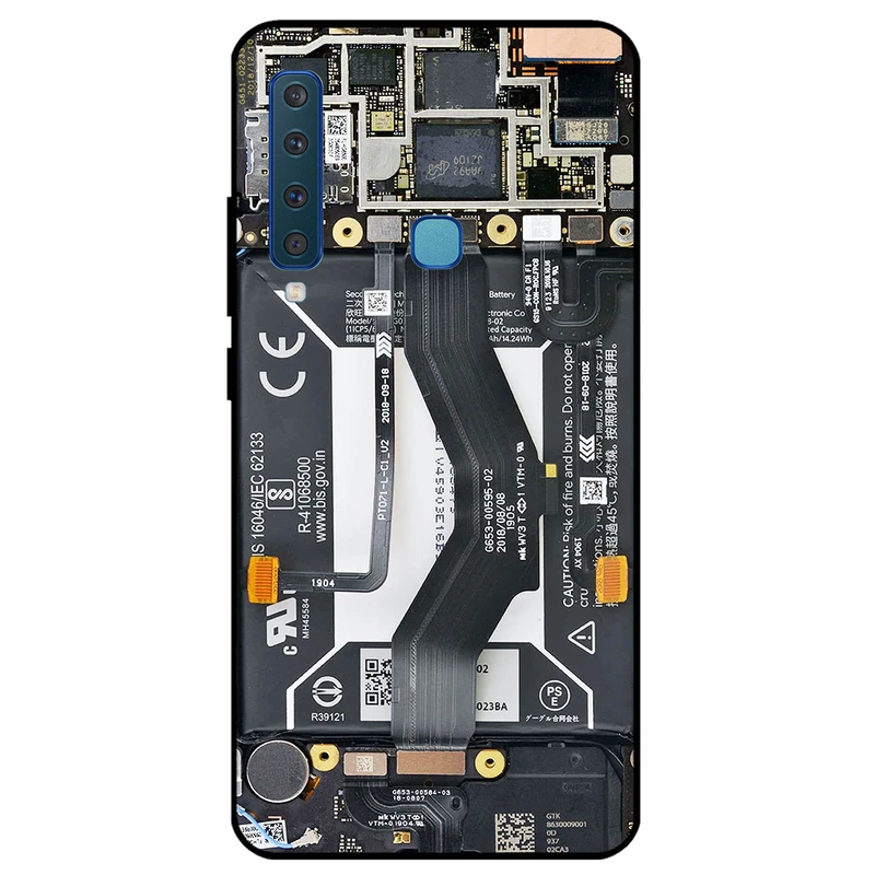 کاور مگافون طرح برد موبایل مدل 8004 مناسب برای گوشی موبایل سامسونگ Galaxy A9 2018 / A9S         