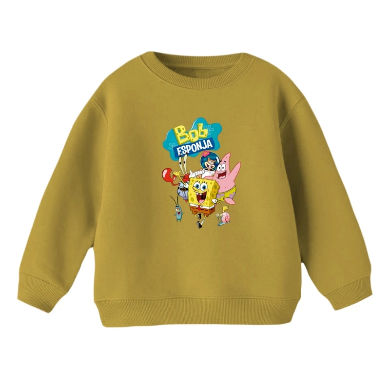 سویشرت بچگانه مدل باب اسفنجی و دوستان 