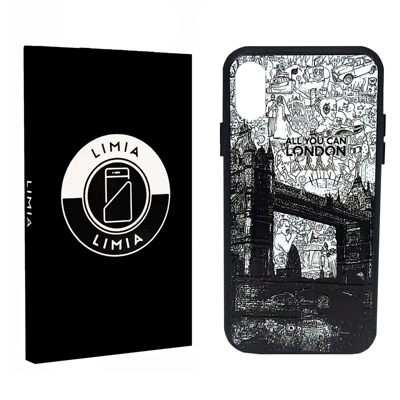 کاور لیمیا مدل فانتزی طرح لندن مناسب برای گوشی موبایل اپل Iphone X/Xs