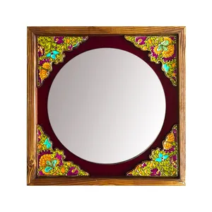 آینه چوبی مدل سنتی کد HLN-33