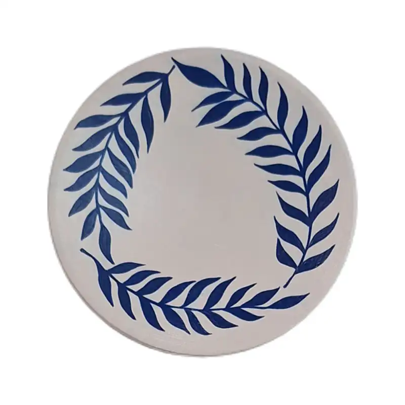 بشقاب دیوارکوب سفالی طرح قلم مجموعه 4 عددی