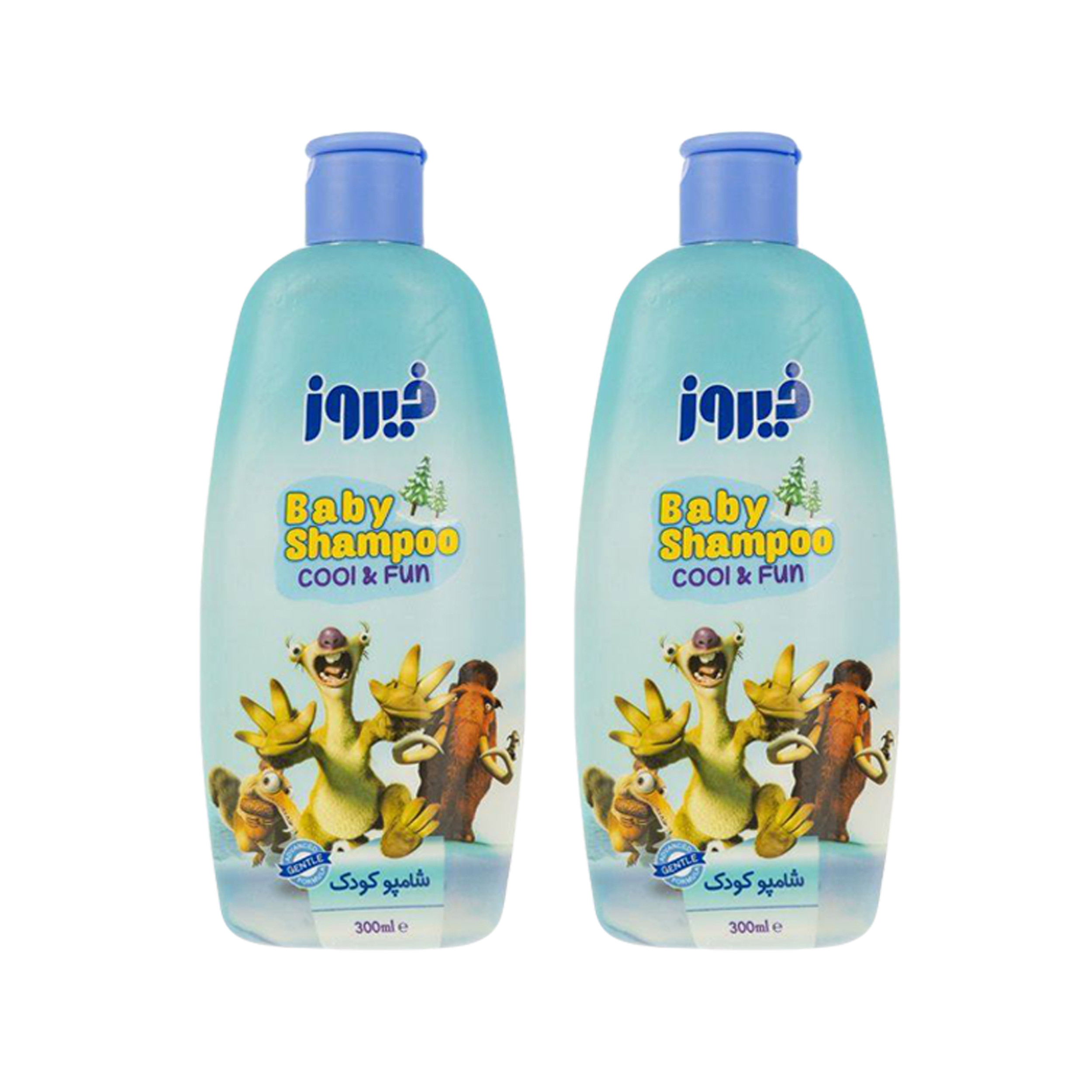 شامپو بچه فیروز مدل Cool And Fun حجم 300 میلی لیتر مجموعه 2 عددی