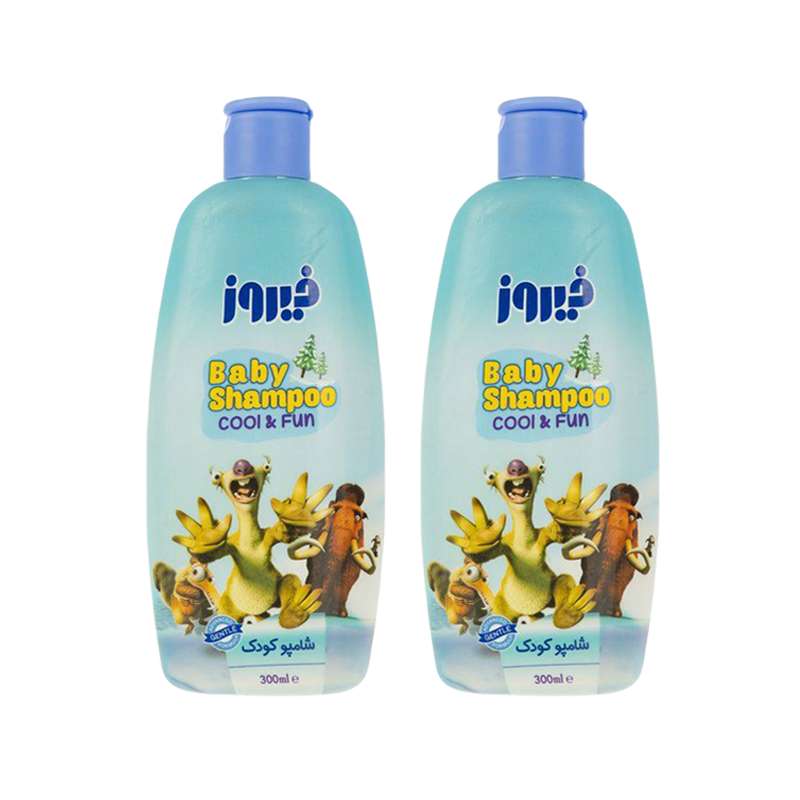 شامپو بچه فیروز مدل Cool And Fun حجم 300 میلی لیتر مجموعه 2 عددی