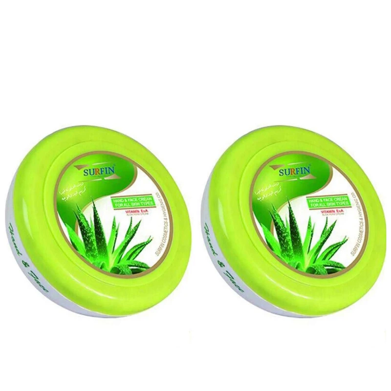 کرم مرطوب کننده سورفین مدل آلوئه ورا حجم 120 میلی لیتر بسته 2 عددی