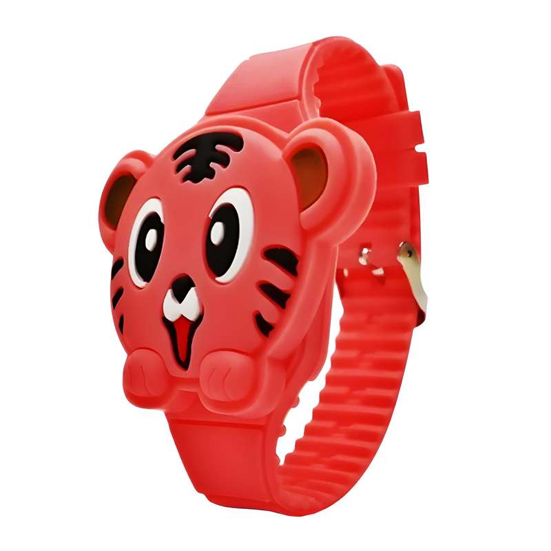 ساعت مچی دیجیتال مدل فانتزی سیلیکونی طرح ببری کیوت کد 2