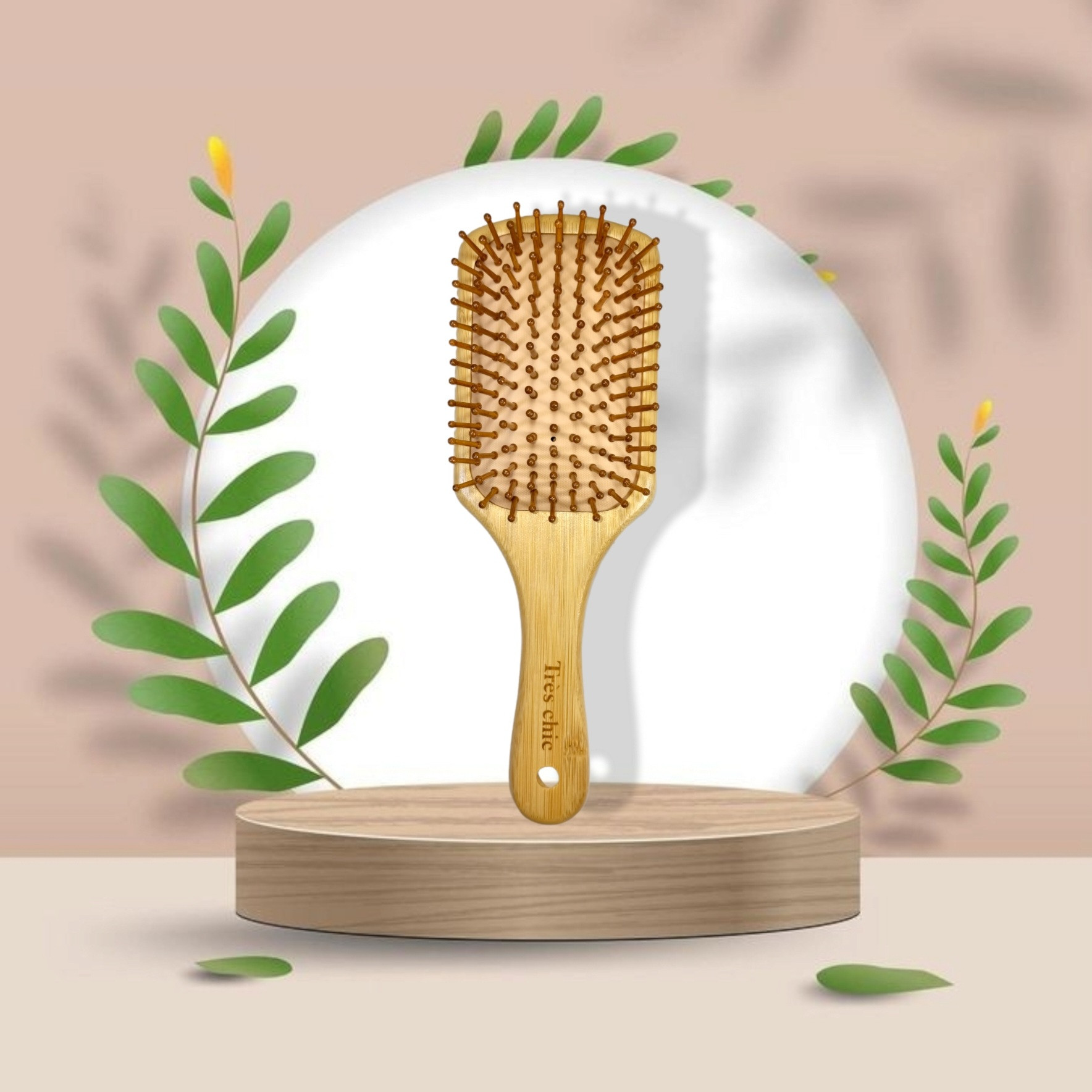 برس مو ترسچیک مدل چوبی بامبو 00