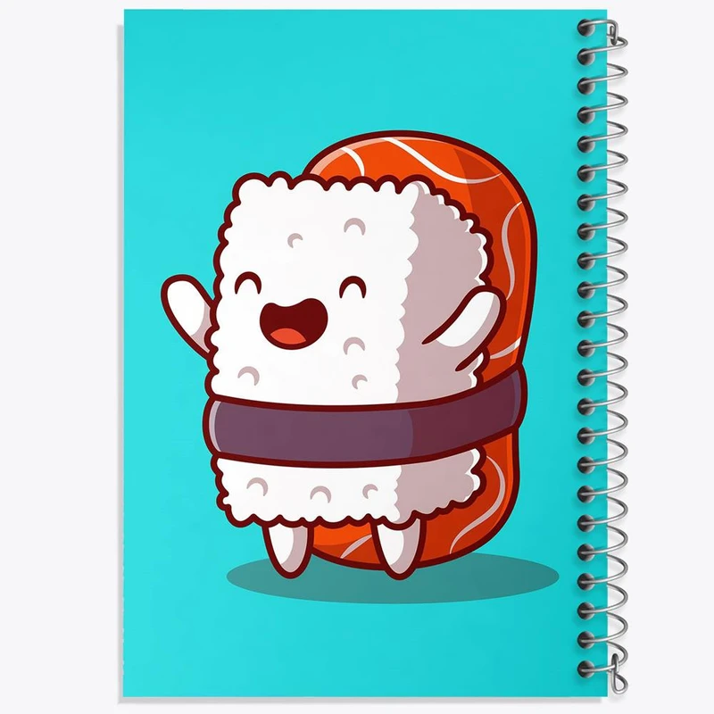 دفتر مشق 100 برگ خندالو طرح سوشی کد 29457