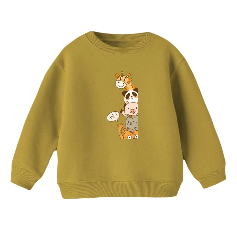 سویشرت بچگانه مدل حیوانات بامزه 