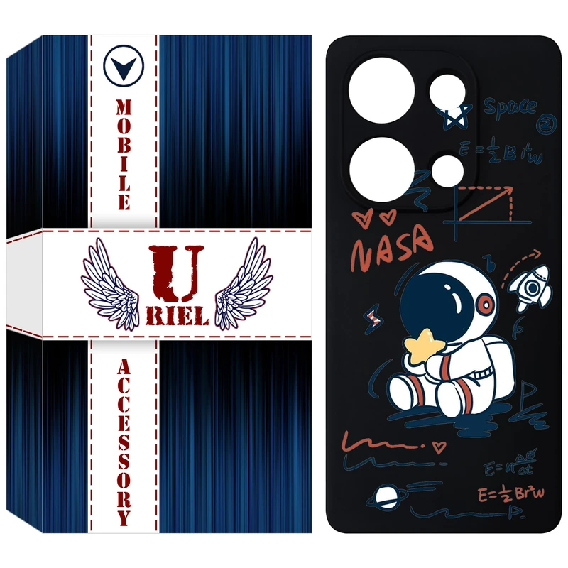 کاور یوریل مدل KSH کد 1 طرح فضانورد مناسب برای گوشی موبایل شیائومی Poco M6 Pro