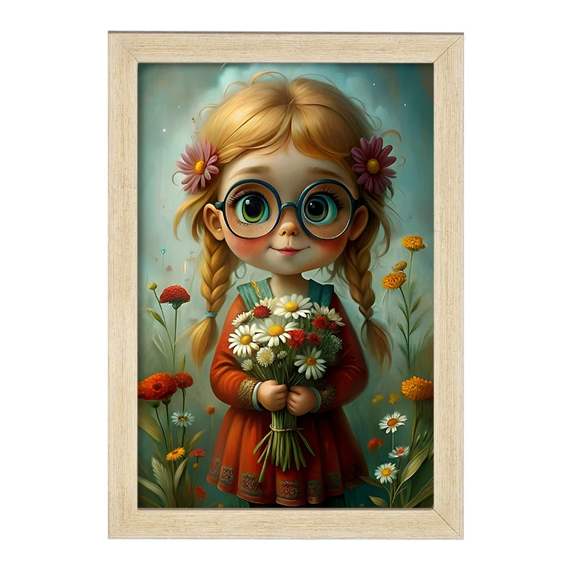 تابلو خندالو مدل دخترانه بانمک کد F7700