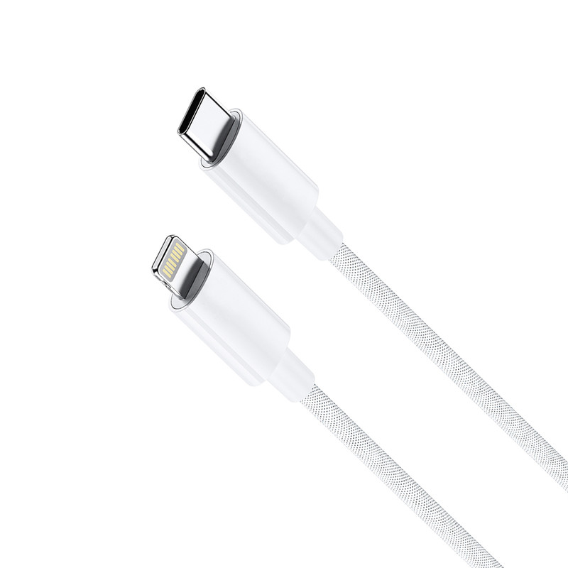 کابل شارژ usb-C به لایتنینگ تراسمی CA55-04 طول 1 متر