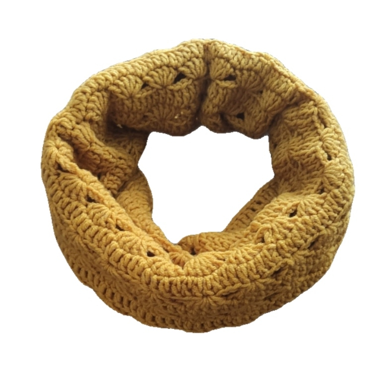 شال گردن بافتنی مدل رینگی v43