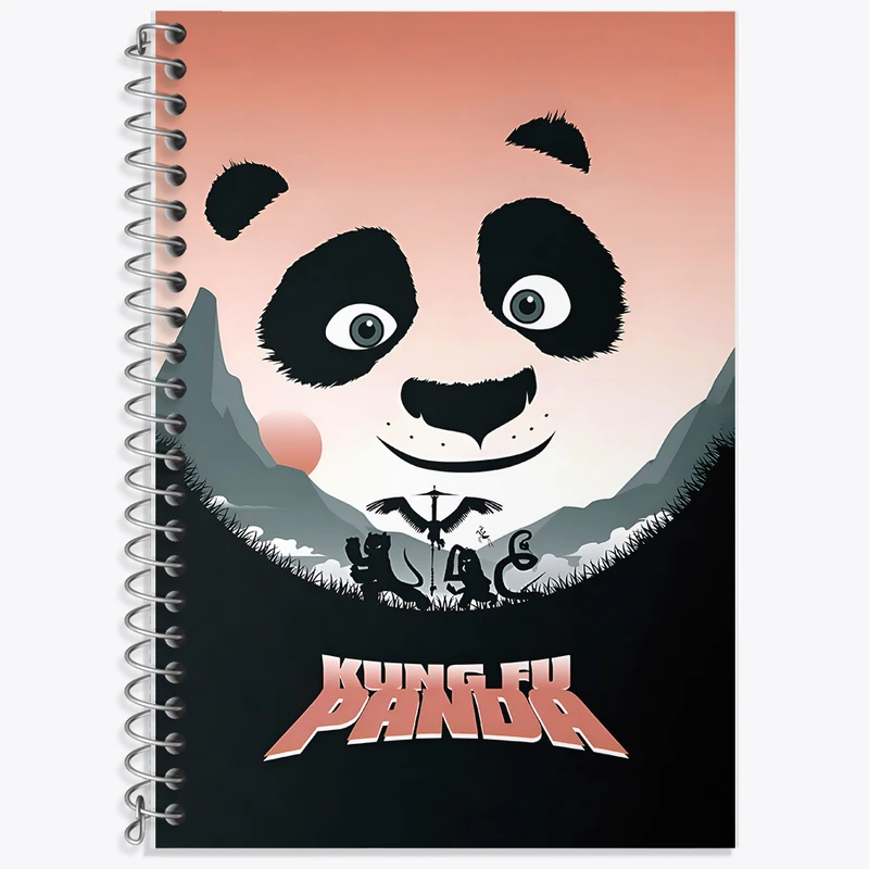 دفتر نت موسیقی 50 برگ خندالو طرح پاندا کونگ فو کار کد F6967