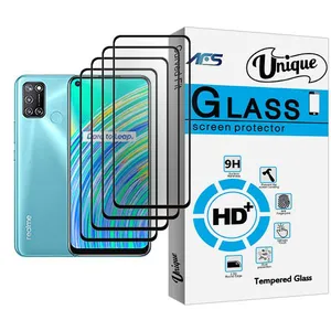 AFS Unique Glass MIX004 Screen Protector For Realme C17 Pack Of 4