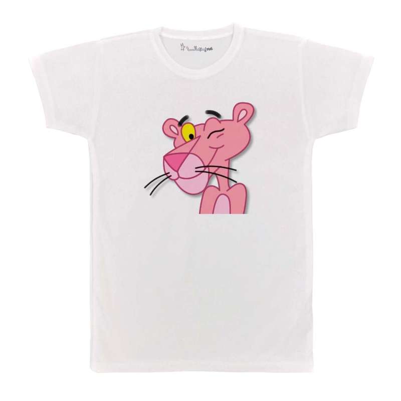 تی شرت بچگانه پرمانه طرح پلنگ صورتی کد pmt.4707