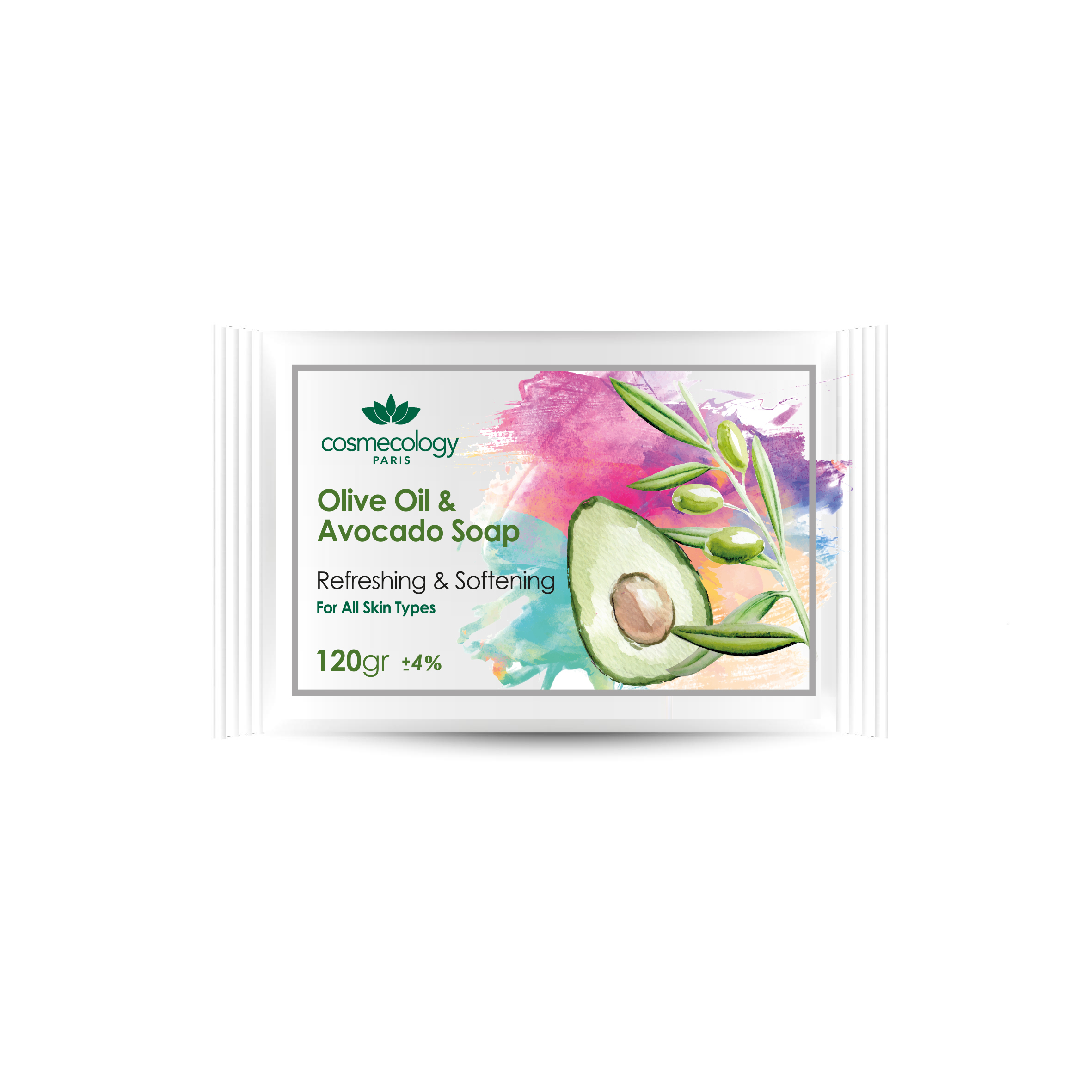 صابون شستشو کاسمکولوژی مدل روغن زیتون و آووکادو وزن 120 گرم