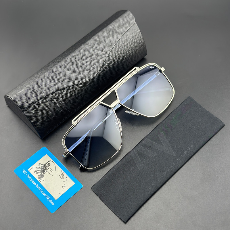 عینک آفتابی خلبانی (Aviator) مردانه آلبرت وگ  4