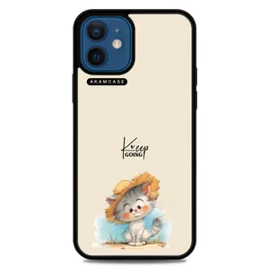 AKAM AMC-WA12M-ANIMALS QOUTES-6 Cover For Apple iPhone 12 Mini