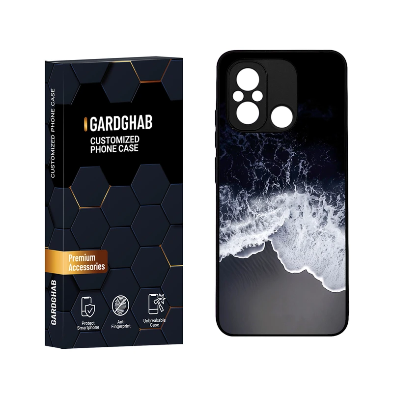 کاور گارد قاب مدل دورژله ای منظره و طبیعت مناسب برای گوشی موبایل شیائومی Poco C55 / Redmi 12c