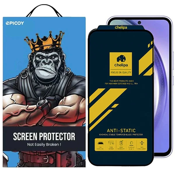 محافظ صفحه نمایش اپیکوی مدل Chelipa Anti-Static مناسب برای گوشی موبایل سامسونگ Galaxy A56/A36/A37/S24 FE
