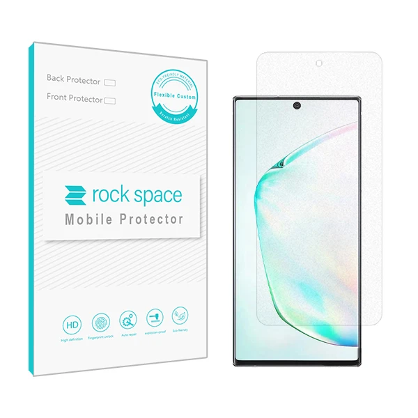 محافظ صفحه نمایش مات راک اسپیس کد MTT مناسب برای گوشی موبایل سامسونگ Galaxy Note 10 Plus