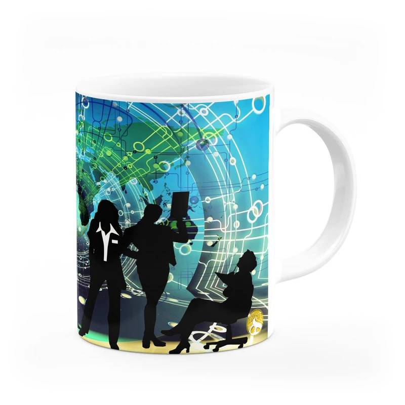 ماگ هومرو طرح بیزینس و جملات انگیزشی مدل MG8357