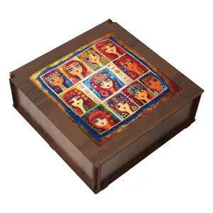 جعبه هدیه چوبی مدل  JDG09