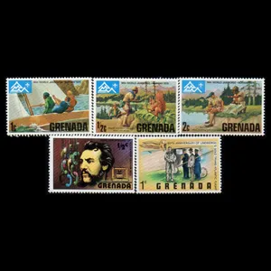 تمبر یادگاری مدل خارجی مجموعه 5 عددی 