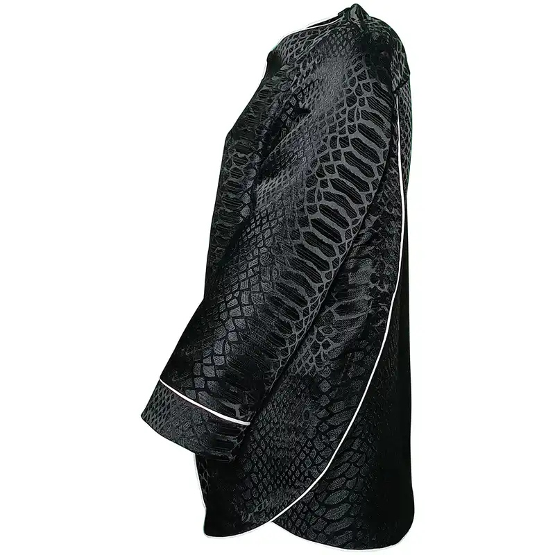 مانتو زنانه بی تی مدل ژاکارد کد WB127 رنگ مشکی