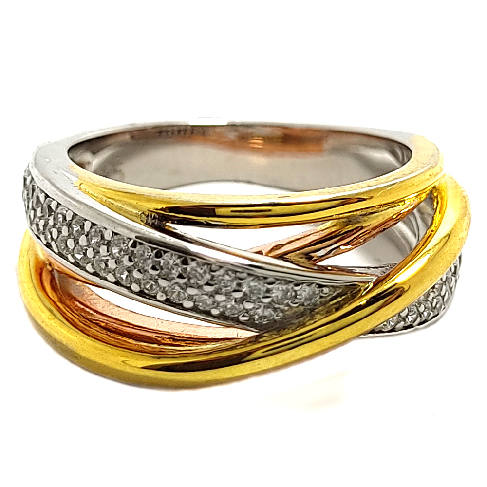 انگشتر نقره زنانه مدل اتمی