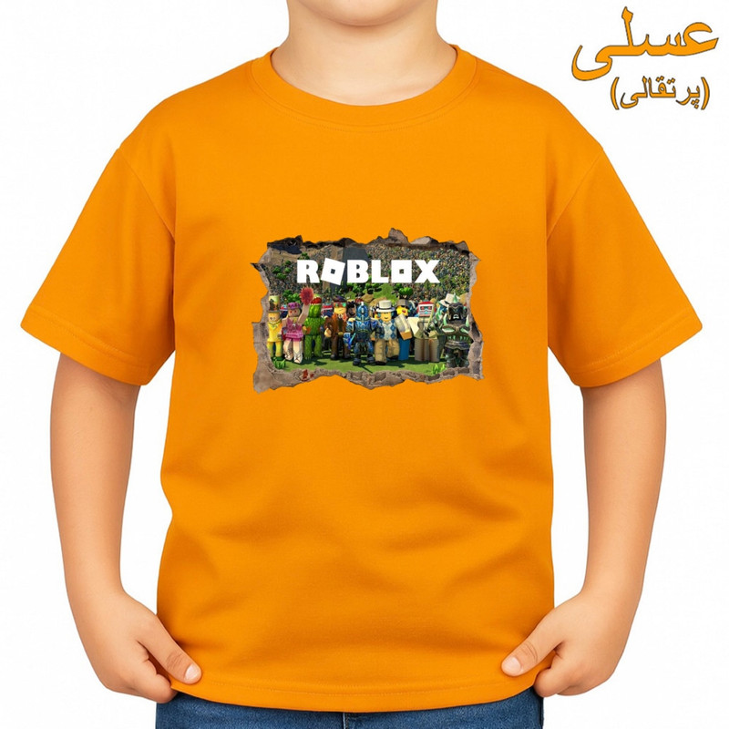 تی‌شرت آستین کوتاه بچگانه مدل روبلاکس کد 2 