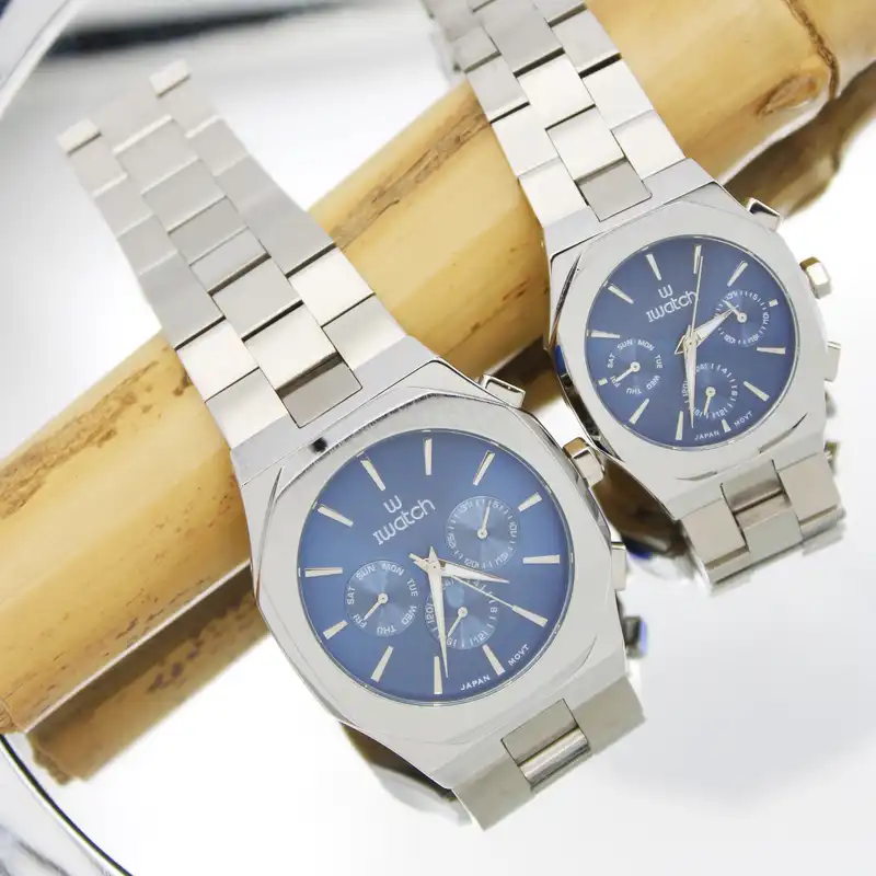 ست ساعت مچی عقربه ای زنانه و مردانه آی واتچ مدل 190145j