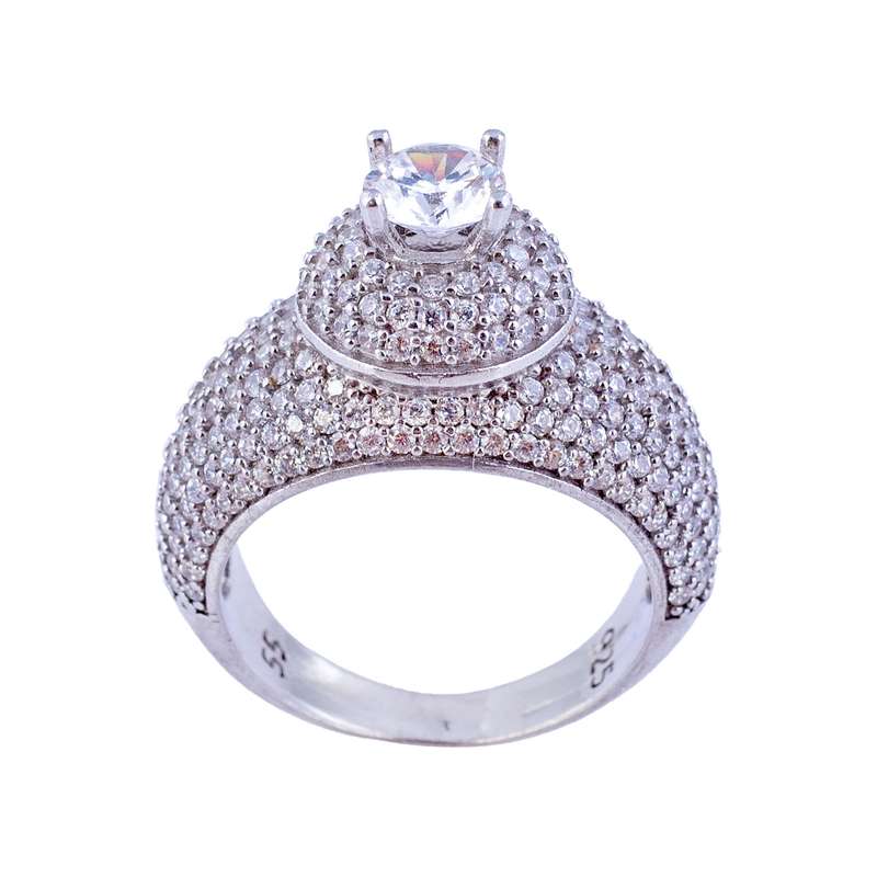 انگشتر نقره زنانه مدل AVN_R108 