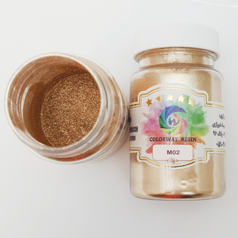 پودر رنگ رزین کالروی مدل فلزی حجم 35 میلی لیتر