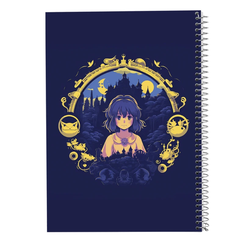 دفتر مشق 100 برگ مدوپد مدل Ghibli کد DF2364