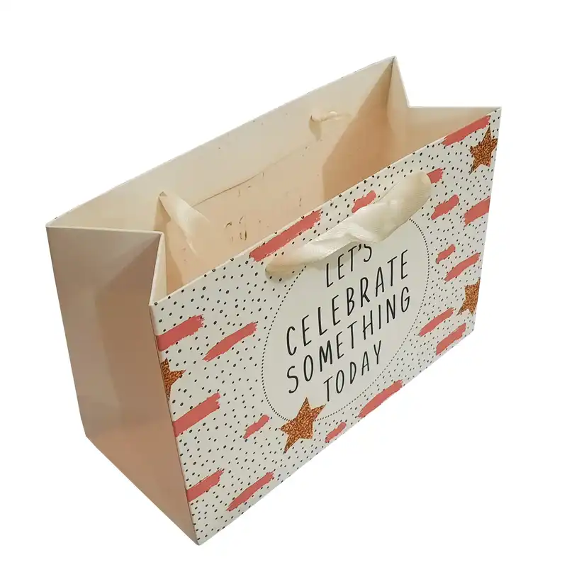 پاکت هدیه طرح خالخالی و ستاره کد GP 216