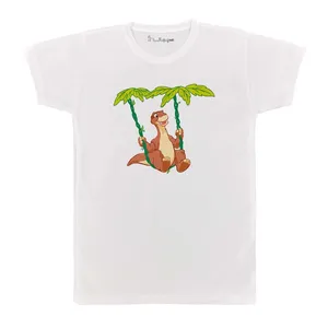 تی شرت بچگانه پرمانه طرح دایناسورهای بامزه کد pmt.5126