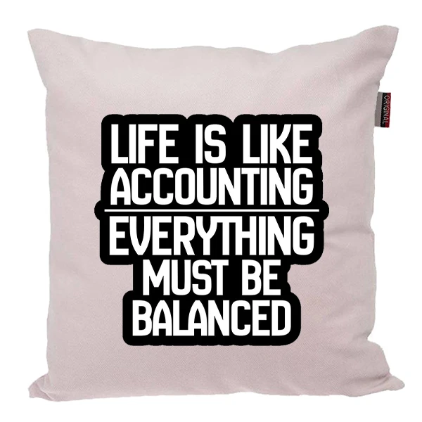 کوسن پاد آفرین مدل حسابداری روز حسابدار حسابرسی ممیزی کد PK301601 سایز 30*30 سانتی متر