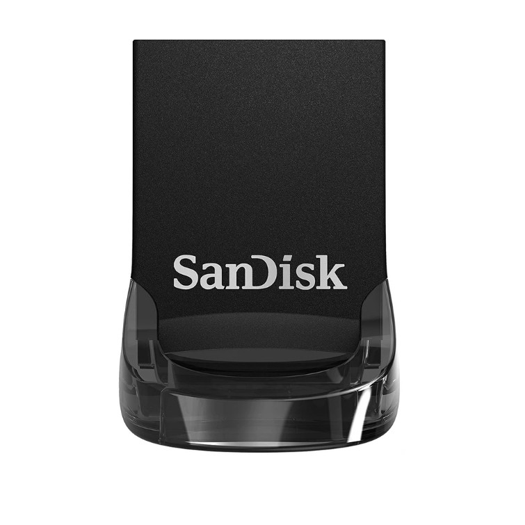 فلش مموری 32 گیگابایتی سن‌دیسک مدل ULTRA FIT SDCZ430، با رابط USB 3.2، سرعت خواندن تا 130 مگابایت بر ثانیه و طراحی بندانگشتی