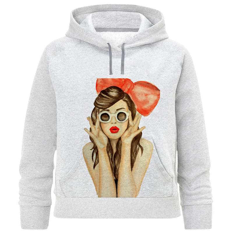 هودی دخترانه مدل دخترک W92