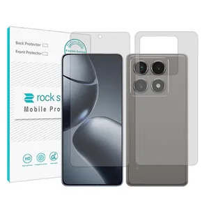 Rock space Resistant model transparent screen protector suitable for the Xiaomi 14T Pro mobile phone along with the phone back protector