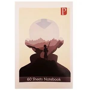 دفتر مشق 60 برگ مدل پسرانه طرح پسر کوهستان 