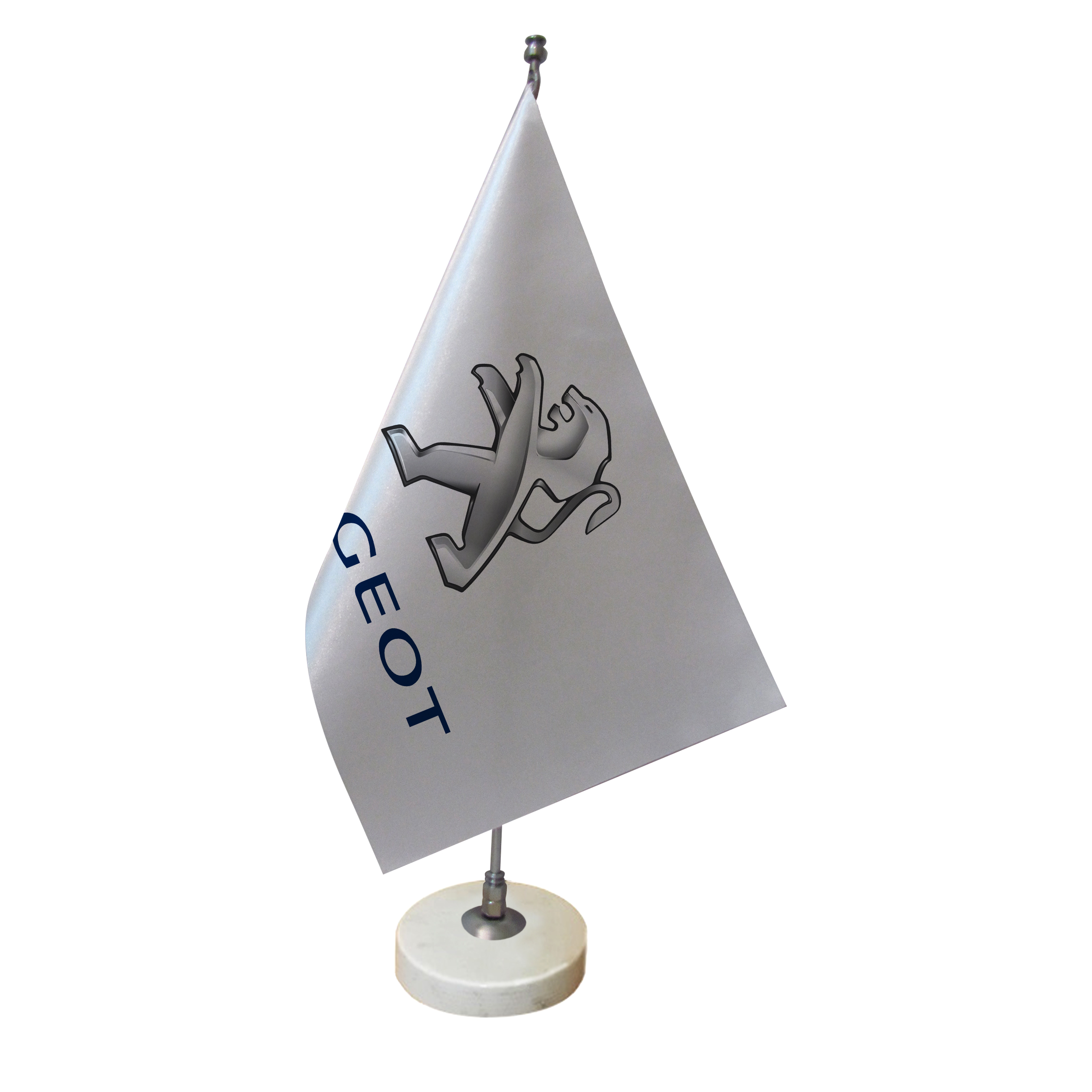 پرچم رومیزی طرح لوگوی خودروی پژو کد pr89