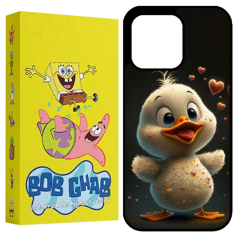 کاور باب قاب طرح جوجه اردک مدل BCP13P مناسب برای گوشی موبایل اپل iPhone 13 Pro