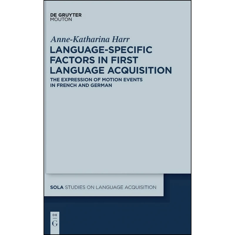 کتاب Language-Specific Factors in First Language Acquisition  اثر Anne-Katharina Harr انتشارات de Gruyter Mouton