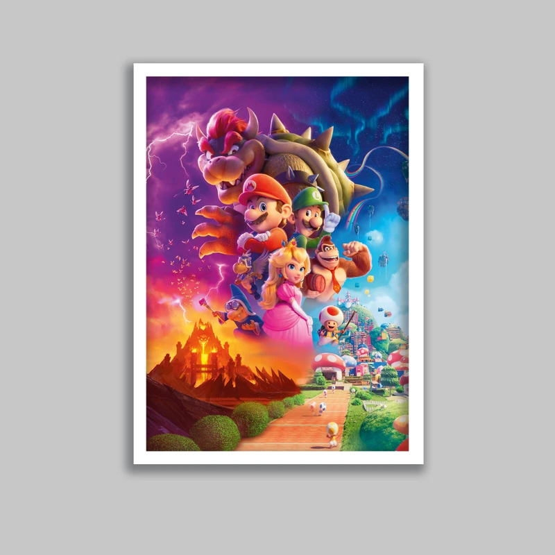 تابلو کودک و نوزاد مدل انیمیشن سوپرماریو کد LA-G10433