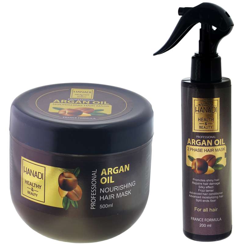ماسک مو هانادی مدل ARGAN مجموعه 2 عددی ماسک مو هانادی مدل ARGAN مجموعه 2 عددی