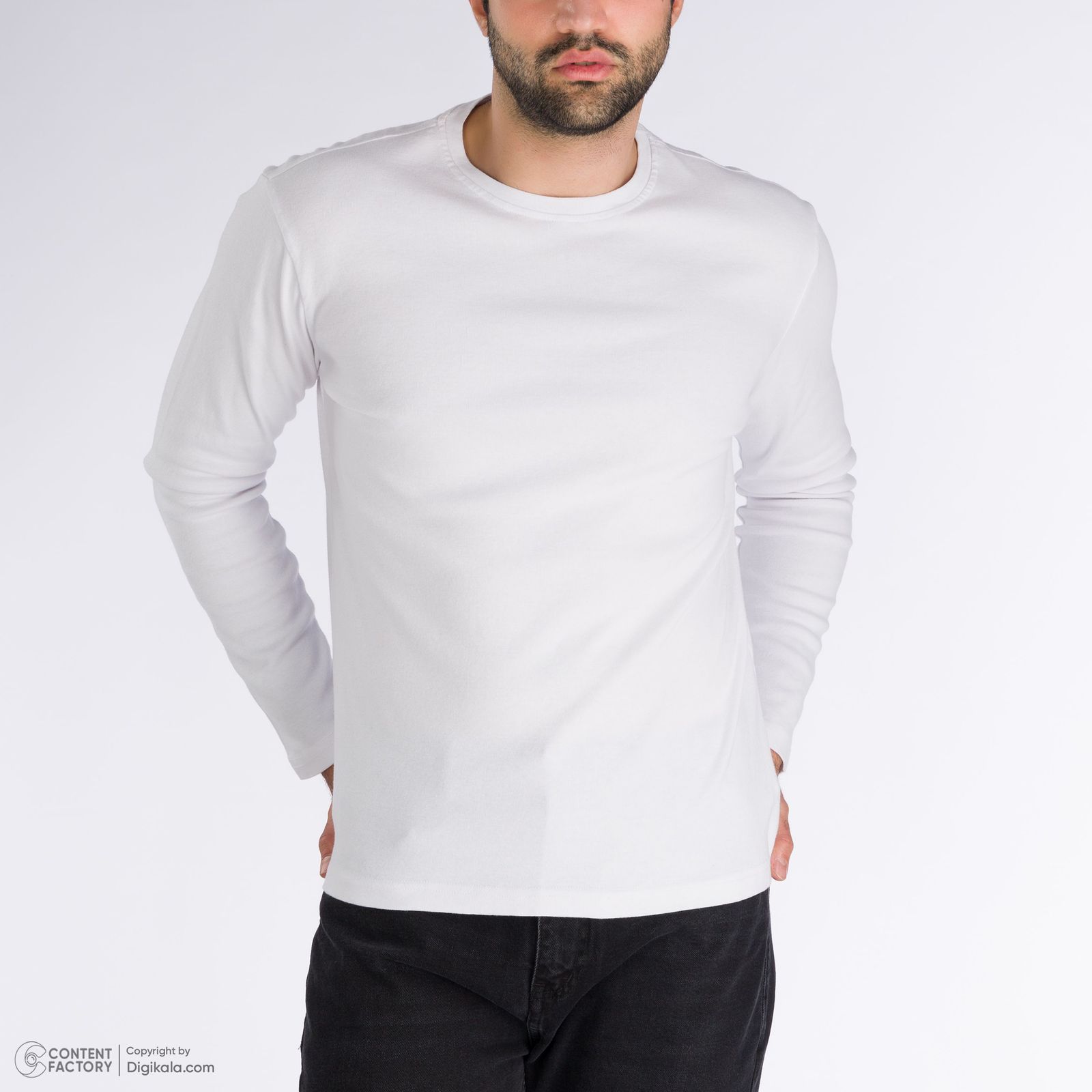 تی شرت آستین بلند مردانه پاتن جامه مدل 103621020188000 -  - 4