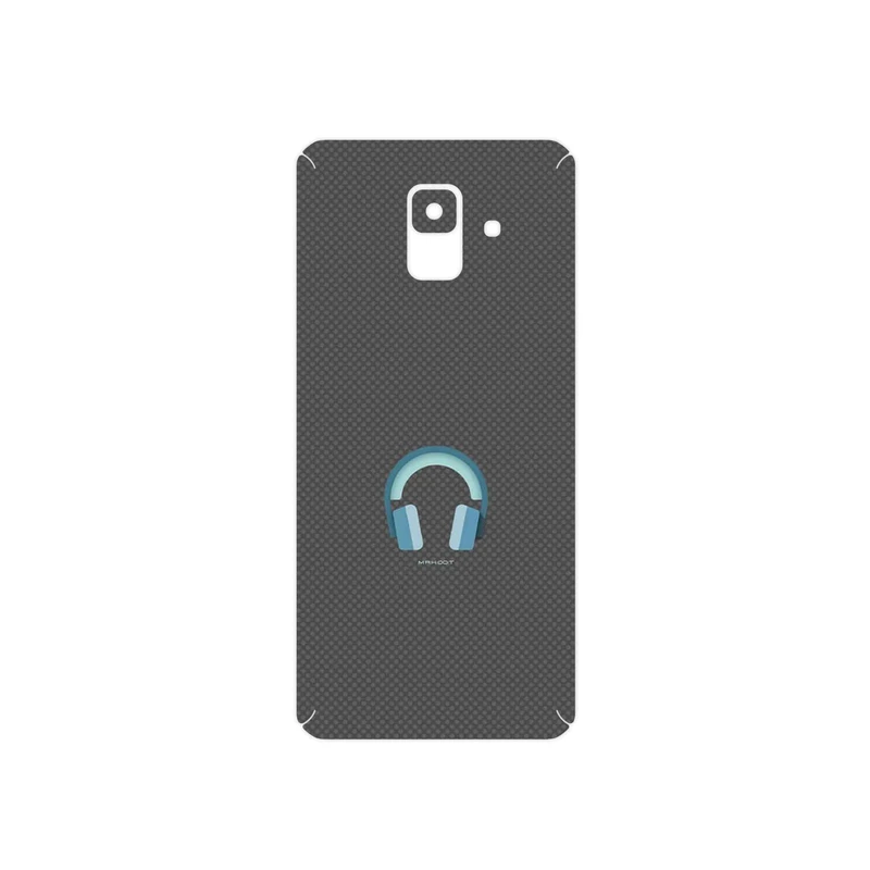 برچسب پوششی ماهوت مدل Minimal Headphone Icon مناسب برای گوشی موبایل سامسونگ Galaxy A6 2018