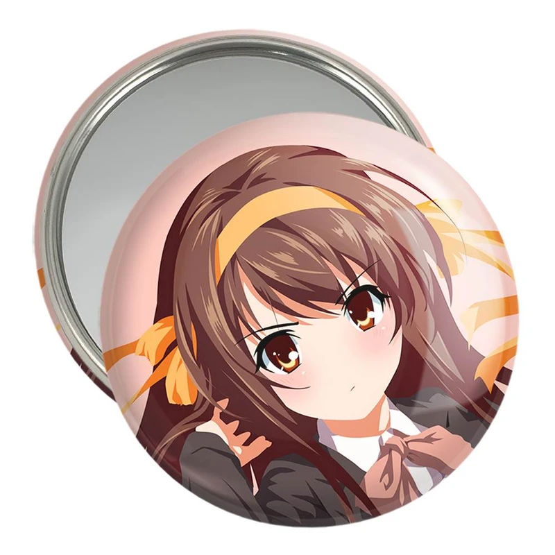 آینه جیبی خندالو مدل هاروهی انیمه The Disappearance of Haruhi Suzumiya  کد 23126